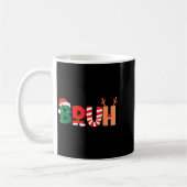 Mug Bruh Christmas Shirt Teens Boys Xmas Kids Funny Ch (Gauche)