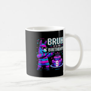 Mug Bruh Dabbing C'est Mon Anniversaire De 9 Ans Llama