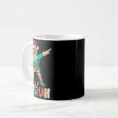 Mug Bruh Dabbing Elf Funny Kids Boys Mens Christmas Ma (Devant gauche)