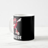 Mug Bruh Dabbing Heart Funny Kids Boys Mens Valentine  (Devant gauche)