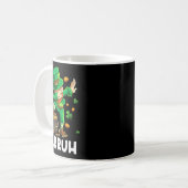 Mug Bruh Dabbing Leprechaun Saint-Patrick drôle de dic (Devant gauche)