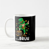 Mug Bruh Dabbing Leprechaun Saint-Patrick drôle de dic (Gauche)