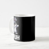 Mug Bruh Dabbing Rabbit Bunny Happy Easter Day Egg Boy (Devant gauche)