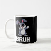 Mug Bruh Dabbing Rabbit Bunny Happy Easter Day Egg Boy (Gauche)