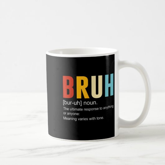 Mug Bruh Definition Bruh Noun, Citations sarcastiques (Droite)