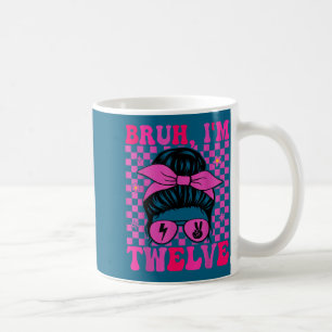 Mug Bruh douze 12 12e anniversaire filles groovy 12 an