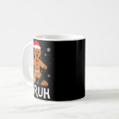 Mug Bruh Funny Christmas Gingerbread Man Teens Boys Ki (Devant gauche)