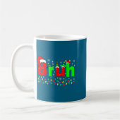 Mug Bruh Funny Christmas Santa Hat Teens Boys Kids Xma (Gauche)