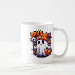 Mug Bruh Ghost Halloween mignon Ghost Tricot Ou Traite