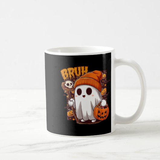 Mug Bruh Ghost Happy Halloween Trick Or Treat Pumpkin  (Droite)