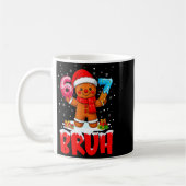 Mug Bruh Gingerbread Six Seven 67 Ice Cream Drip Chris (Gauche)