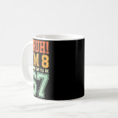 Mug Bruh I'm 8 But One-day I'll Be 67 Retro 8th Birthd (Devant gauche)