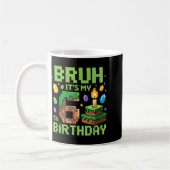 Mug Bruh It's My 6th Birthday Funny Birthday Boy Game (Gauche)