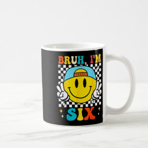 Mug Bruh j'ai six 6 6ème anniversaire Groovy garçons f