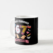 Mug Bruh j'ai survécu 67 jours d'école (Devant gauche)