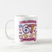 Mug Bruh j'ai survécu 67 jours d'école (Gauche)