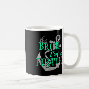 Mug Bruh Je suis un Pirate drôle Halloween Squelette c