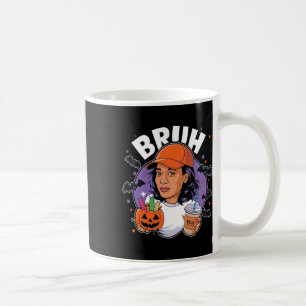 Mug Bruh Kamala Harris Citrouille de café Candy Happy