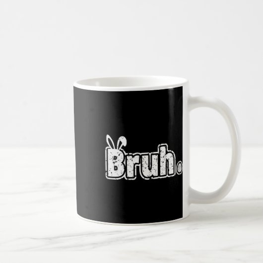 Mug Bruh Mème Drôle Dire Bro Salutation Ados garçons E (Droite)