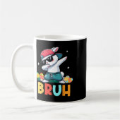 Mug Bruh Meme Easter Day Funny Bunny Eggs Teens Boys K (Gauche)