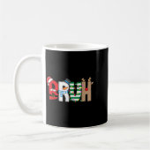 Mug Bruh Père Noël Snowman Elf Reindeer Joyeux Noël Xm (Gauche)