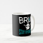 Mug Bruh Restez Hydraté Mème Eau Boire Yoga Pilates (Devant droit)