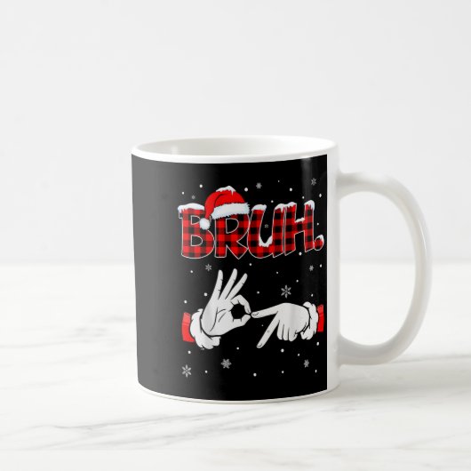 Mug Bruh Six Seven 6 7 Meme Gen Alpha Slang 6 7 Hands (Droite)