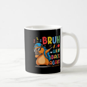 Mug Bruh We Back To School 2nd Grade Enseignant Capyba