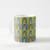 Mug Bruit-Art exotique de bande dessinée de chat de (Devant gauche)