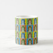 Mug Bruit-Art exotique de bande dessinée de chat de (Centre)