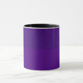 Mug Bruit Violet Fractionné horizontal - Personnal (Centre)