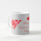Mug Bruits de heureuse Sainte-Valentin (Devant gauche)