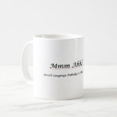 Mug Bruits du pathologiste de langue de la parole (Devant gauche)
