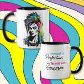 Mug Brûlé à la perfection, servi avec du sarcasme