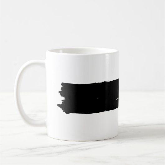 Mug Brûler Dans L'Encre Noire (Gauche)