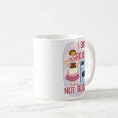 Mug Brûler les toits pas livres Sassy Retro Reader Épo (Devant droit)