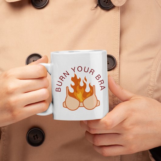 Mug Brûler votre Soutien Féministe Vintage
