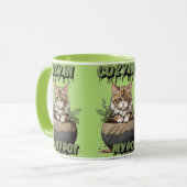 Mug Brûlons doux Cartoon kitty cosy (Devant gauche)