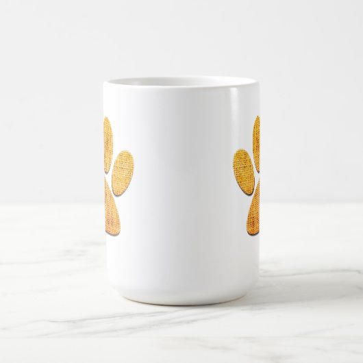 Mug Brûlure à mâchoires pour chien - Impression âgée (Centre)