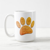 Mug Brûlure à mâchoires pour chien - Impression âgée (Gauche)
