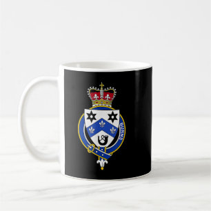 Mug Brûlure d'armoiries de la famille Crest