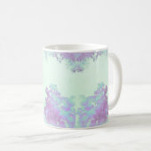 Mug Brume de feuilles larges lavande (Devant droit)