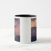 Mug Brume hivernal dans la vallée au coucher du soleil (Centre)