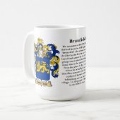Mug Brumfield, l'origine, la signification et la crête (Devant gauche)