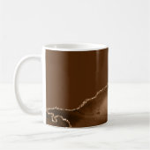 Mug Brun Agate Moka Pailleté Or (Gauche)