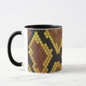 Mug Brun de serpent et copie d'or (Gauche)