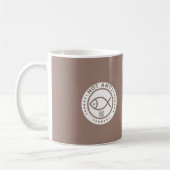 Mug Brun en cuir Pas anti poisson muqueuse (Gauche)