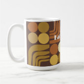 Mug Brun foncé bohème (Gauche)