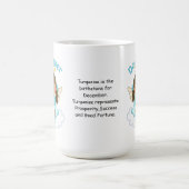 Mug Brune d'ange de pierre porte-bonheur de décembre (Centre)