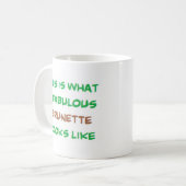 Mug brunette fabuleuse (Devant gauche)